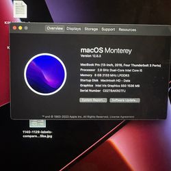 Macbook pro grey 2017