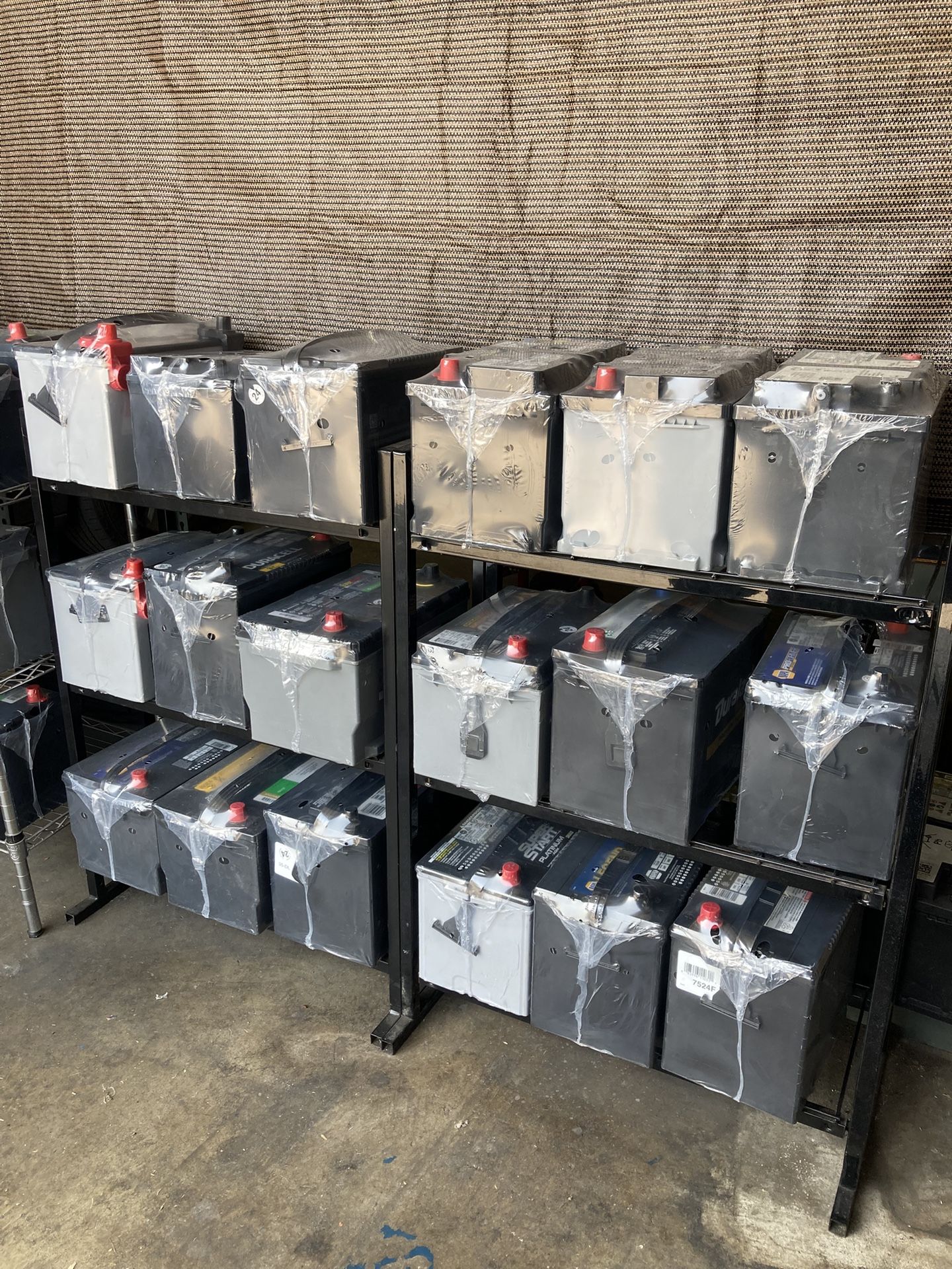 Car batteries