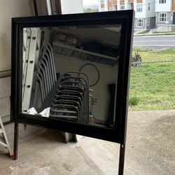Mirror And Matching Nightstand