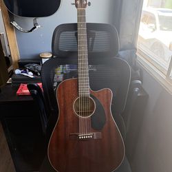 Fender CD-60SCE All Mahogany Acoustic Guitar