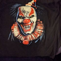 Evil Clown Shirt 3XL 1st $10 Takes It.