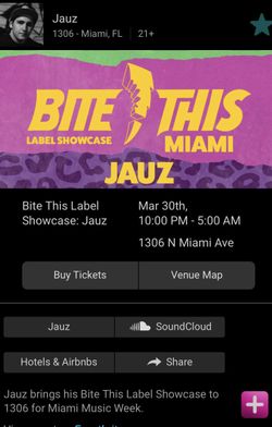 Two tickets for Jauz tonight performing at 1306