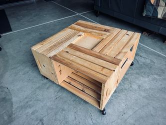 CRATE COFFEE TABLE (Custom made)