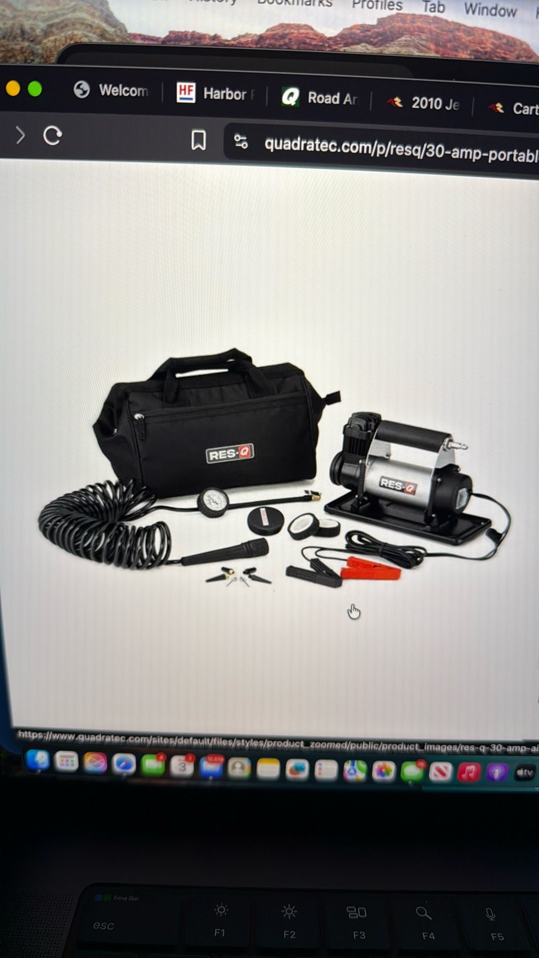 Quadratec RES-Q 30 Amp Portable Air Compressor