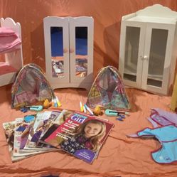 American Girl MyLife Alexander Doll BUNDLE Bunk bed 2 Armoires 2 Dolls Horse Clothes Linens Accessories 