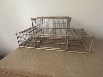 Wood Birdcage Repeating Trap Cage for Birds Catch Birds Softly