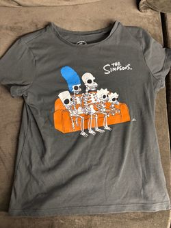 The Simpsons Skeleton Graphic T-Shirt
