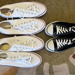  3 Pairs Of Converse Size 10.5