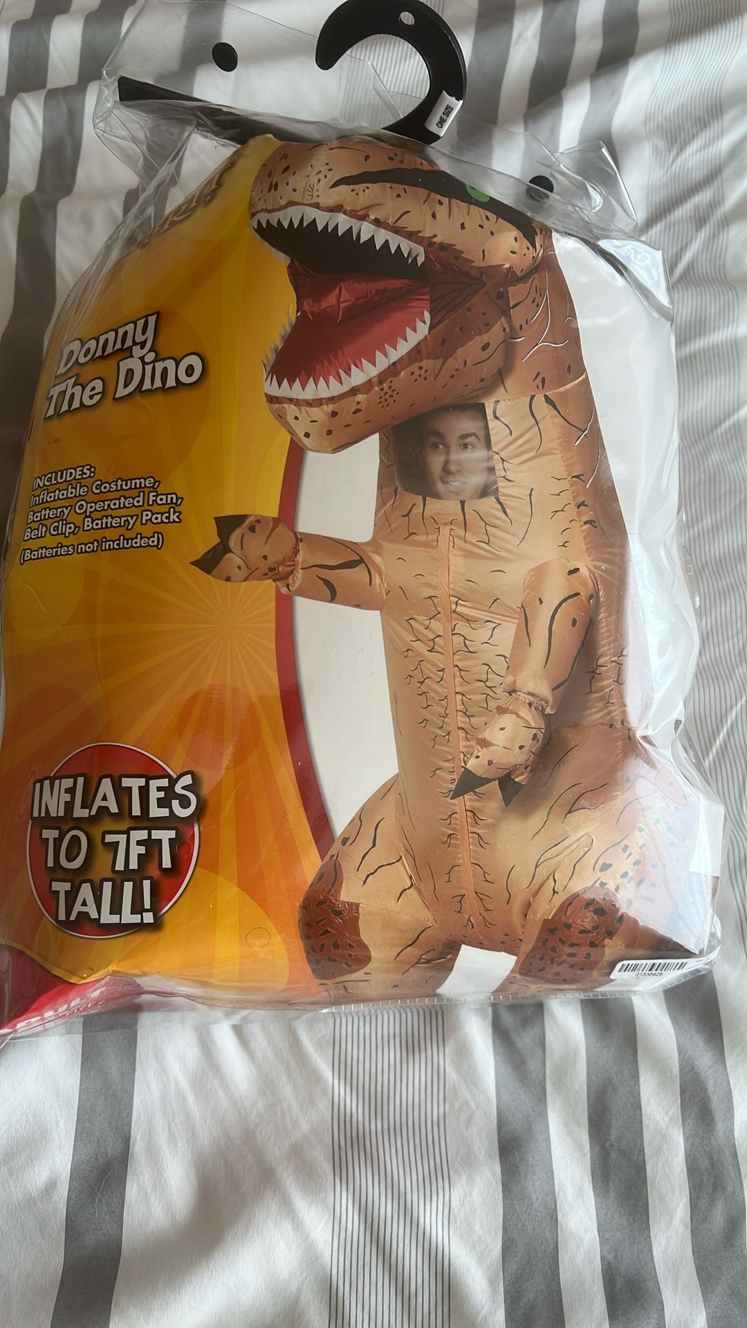 Donny The Dino Inflatable Costume 7 Ft
