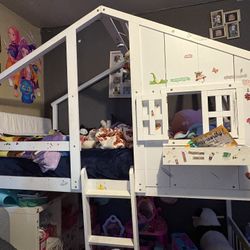 Twin Loft House Bed  