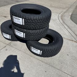 265-70-16 all terrain Tires  650$ installed free alignment