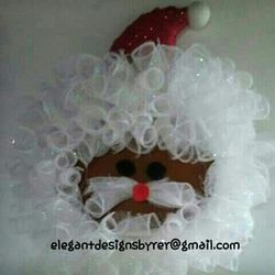 Santa Claus Wreath/Wall Hanging