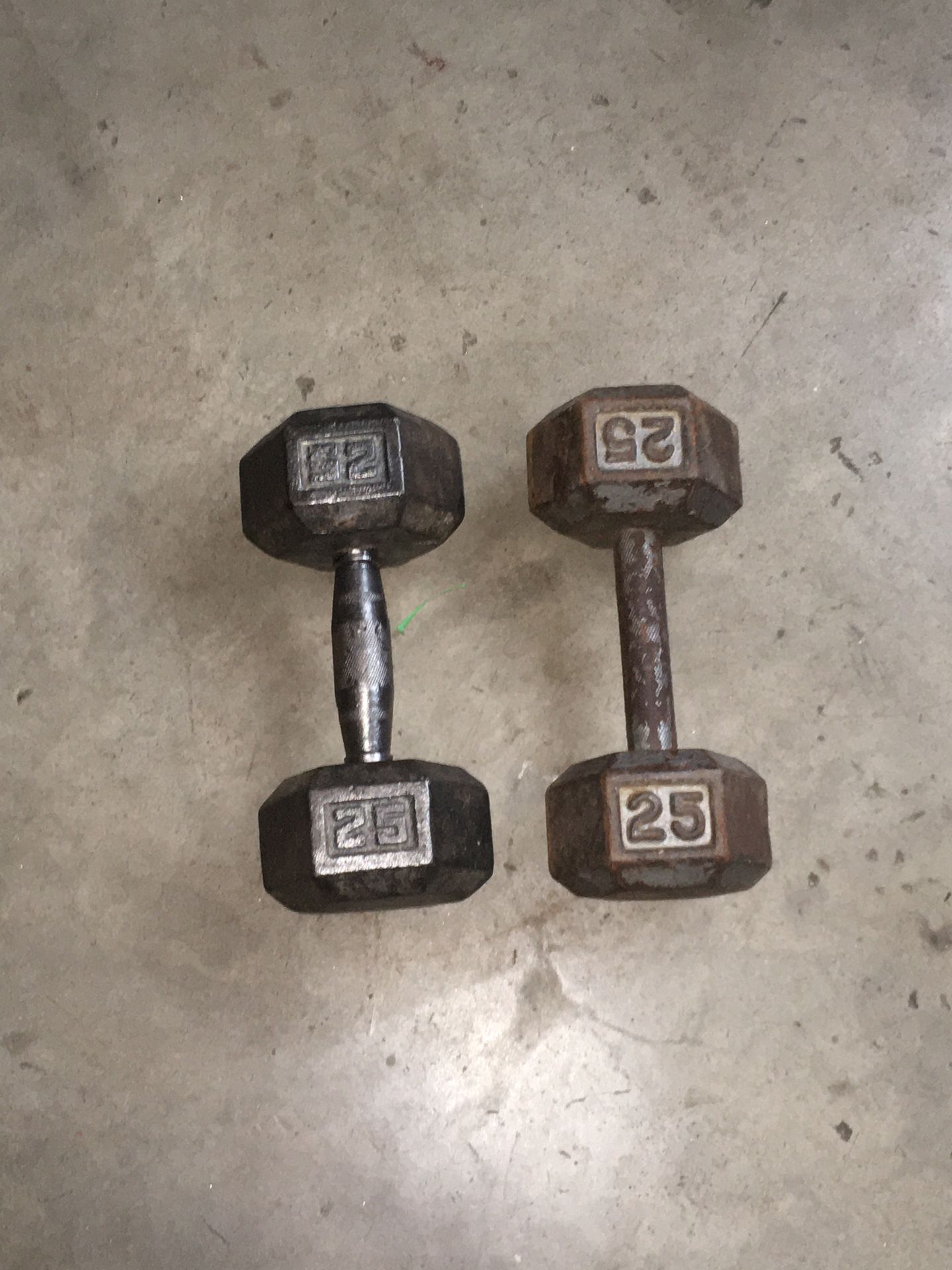 25 lbs dumbbell weights for Sale in Jamul, CA OfferUp