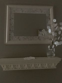 Mirror & Matching Shelf