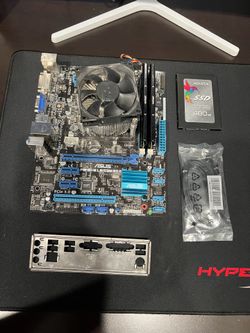 Pc motherboard cpu ram and ssd combo