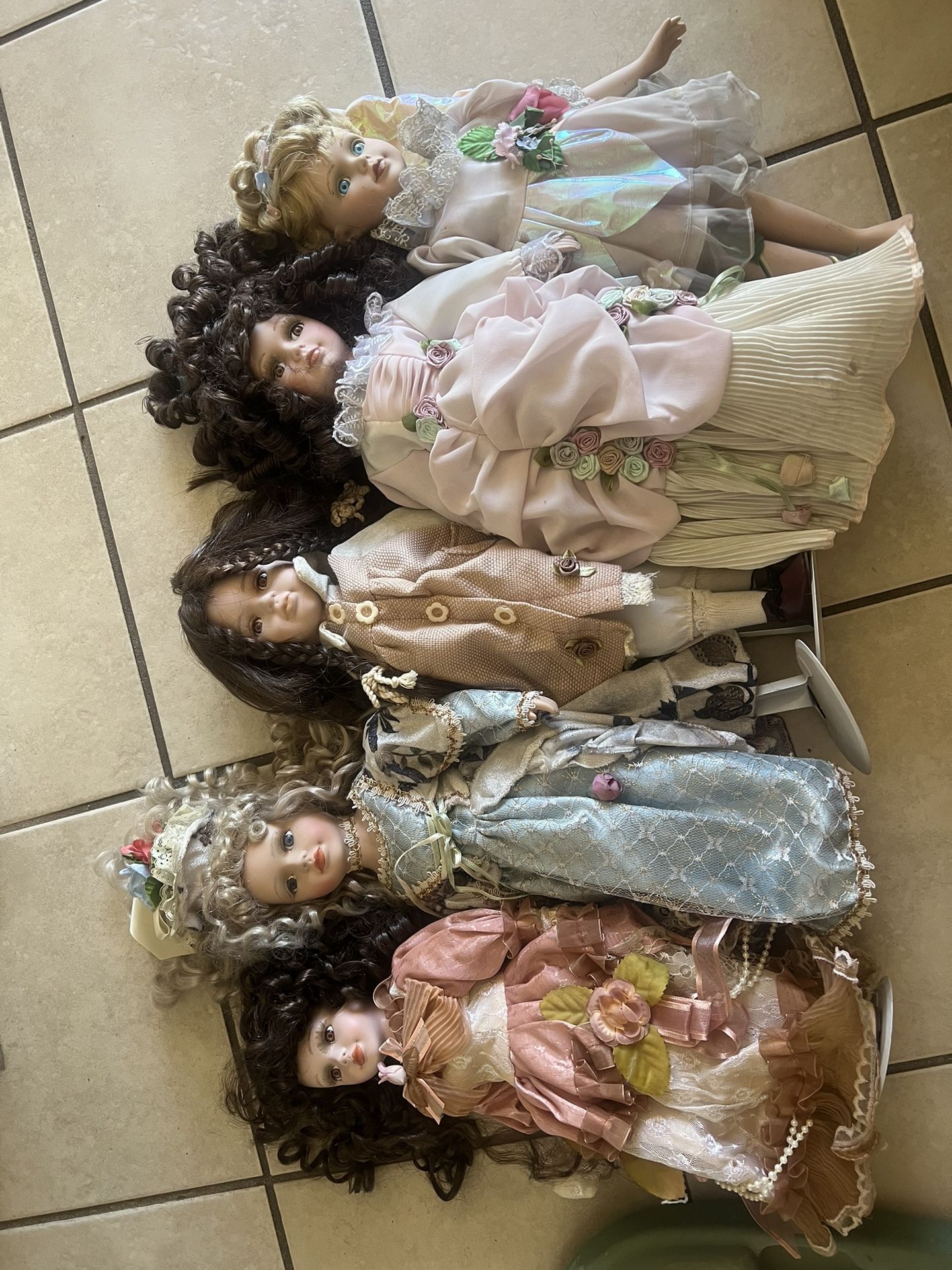 Vintage Porcelain doll bundle