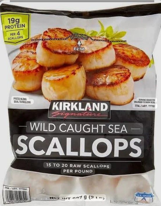 Fresh Jumbo Raw Frozen Scallops