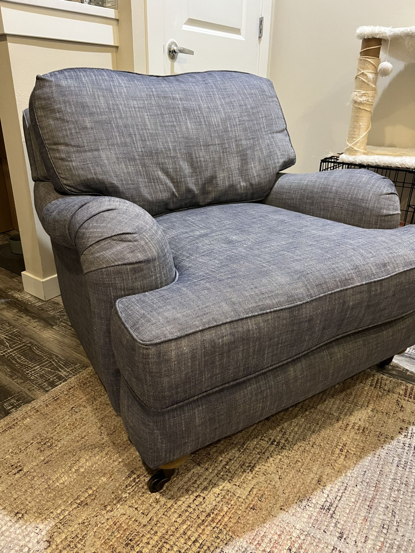 RH English Classic Roll Arm Chair - Pair For Sale