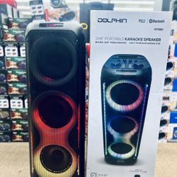 3800W 3x8” Bluetooth Portable Karaoke  Party Speaker W/wireless Mic 🇺🇸🔊4th Of July Sale🔊🇺🇸