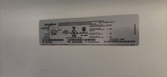 Whirlpool fridge