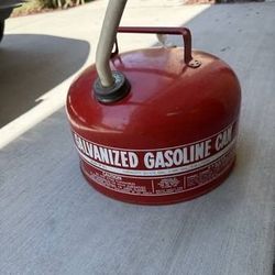Galvanized Gas Can