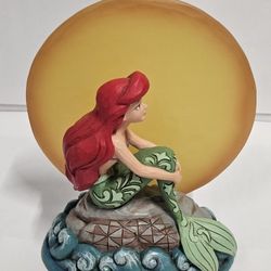 Jim Shore Disney Traditions The Little Mermaid By Moonlight Figurine Lights Up