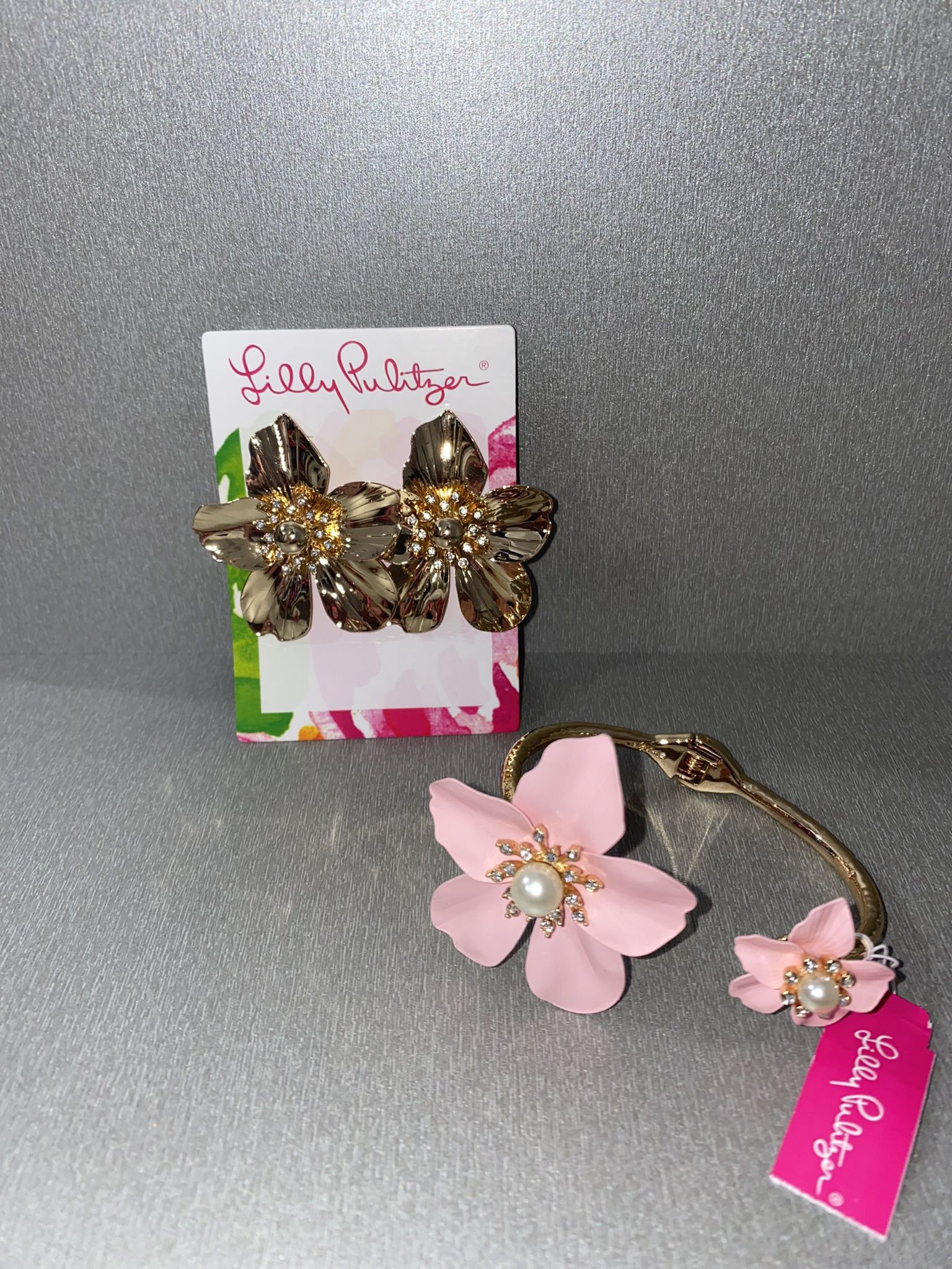 Lilly Pulitzer Earrings & Bracelet 