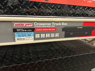 Weather Guard 72" Crossover Truck Box Matte Black