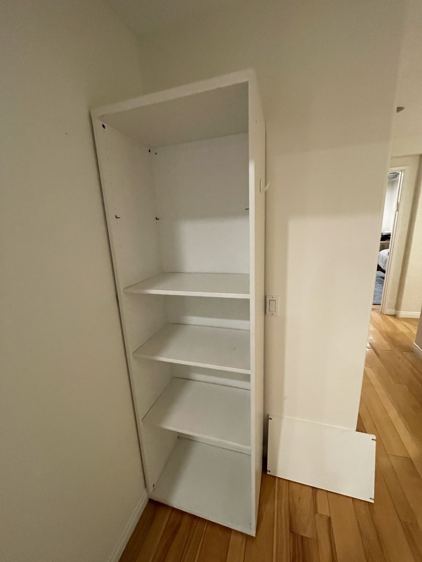 White Tall Bookshelf