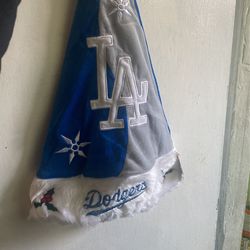 Dodgers Santa Hat