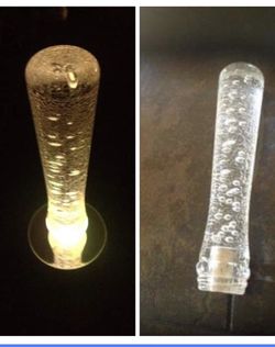Shifter Handle Clear Bubble Acrylic Beer Tap Screw On