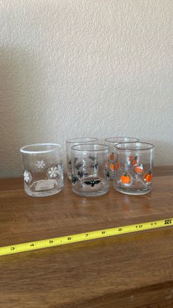 Holiday Inlay Glasses New