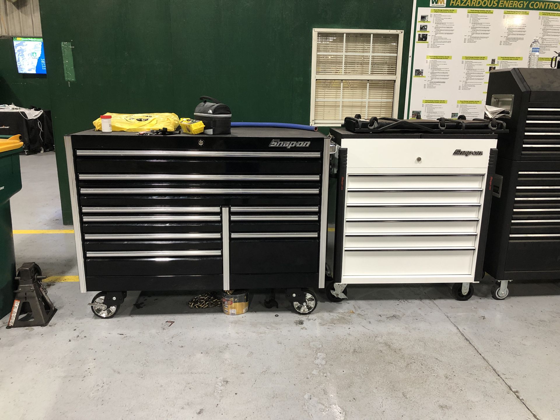 White Snap On Rolling Cart