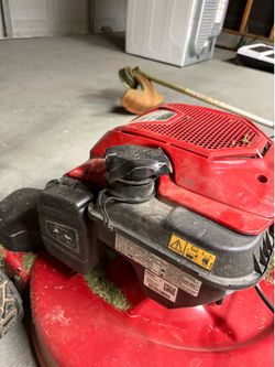 Mower and weed wacker