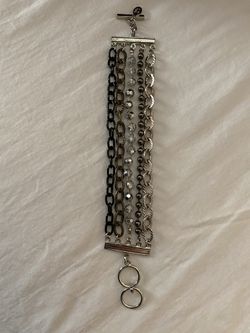 Cookie lee designer jewelry bracelet silver
