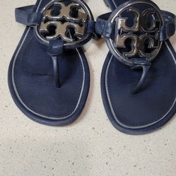 Tory Burch Navy Sandal
