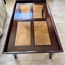Coffee table and 2 end tables