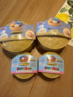 Squeezy Dumplings & Squishy Steam Bunz Mystery Toys Bundle
