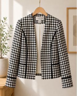 Nordstrom Studio 121 Houndstooth Blazer – Size 2