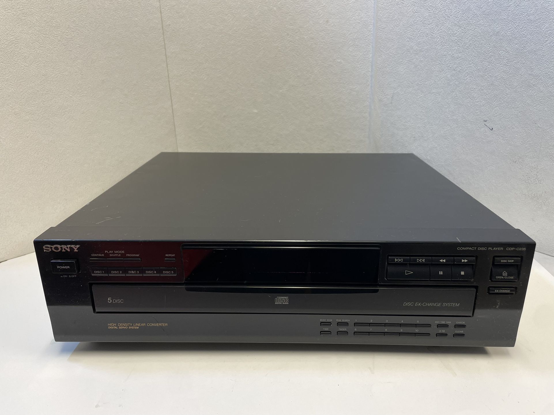 Sony Japan 5-Disc CD Changer Player CDP-C325 No Remote Tested Works
