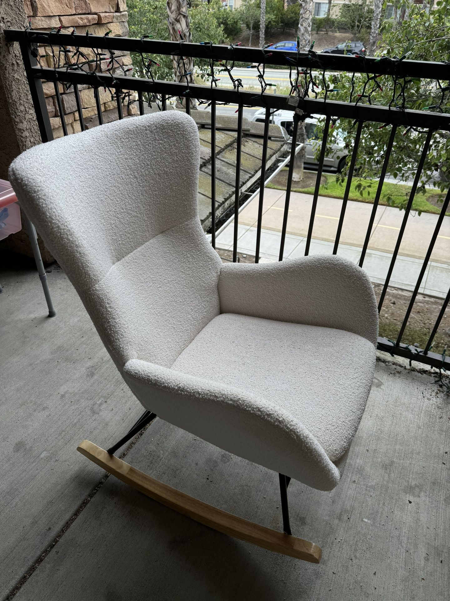 White Rocking Chair