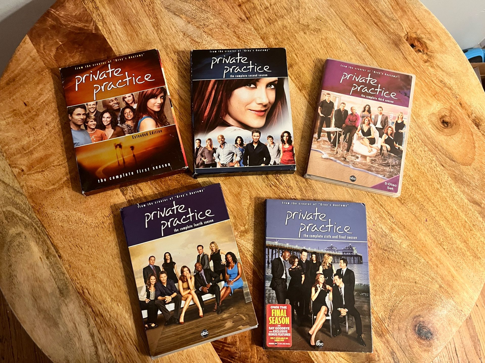 Private Practice box set: Complete Series (seasons 1, 2, 3, 4, 5, 6)