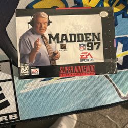 Madden 97 Sealed SNES 