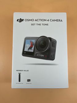 DJI Osmo Action 4 Camera Bundle – Like New – 4K + 128GB microSD + Extension Rod