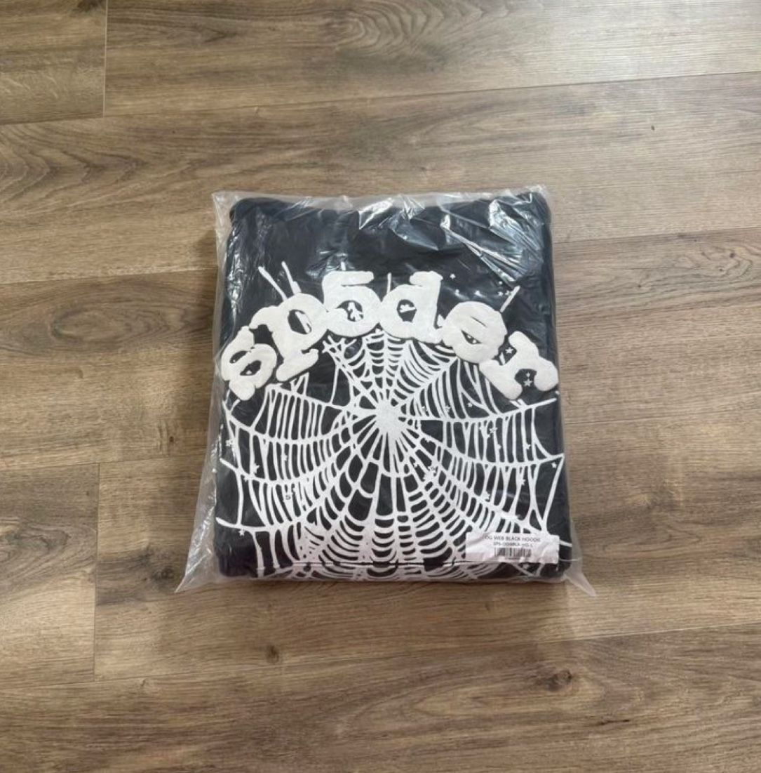 Black And White Og Spider Hoodie