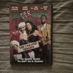Badder Santa the unrated version dvd