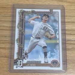 Jackson Jobe Rookie Card-Topps Holiday