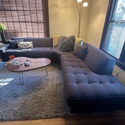 Mid Central Modern Sectional Sofa (like new)