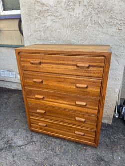 Mid Century Oak Dresser