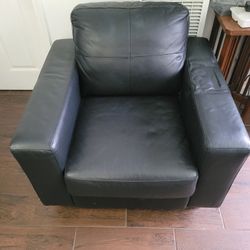 Leather Arm Chair Corner Chair Bedroom